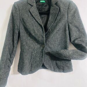 United Colors Of Benetton Charcoal Blazer